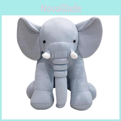 Cartoonlike Elephant Plush Doll With Soft Polyester For Children Bedtime