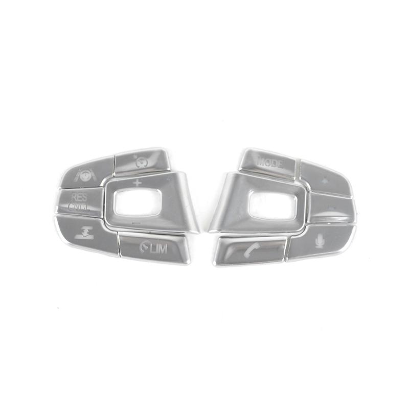 Car Styling Steering Wheel Buttons Sequ Decoration Cover Trim For BMW 5 Series G30 G38 2018- Interior Accessories