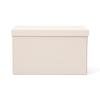 Francfranc [Online Shop Exclusive] Embossed Large Box, Small, Ivory, Storage Box, Perfect for New Homes and Moving