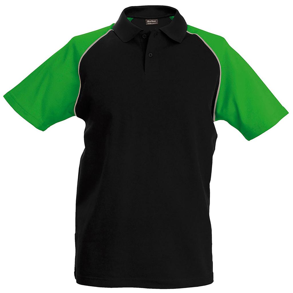 Kariban Polo de béisbol en contraste para hombre