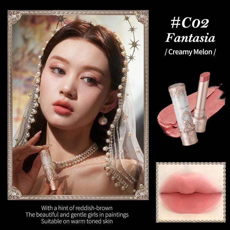 

Flower Knows Little Angel Collection Matte Lipstick Private Label Lip Stick Custom Logo Long Lasting Korean Velvet Lipgloss абрикосовий