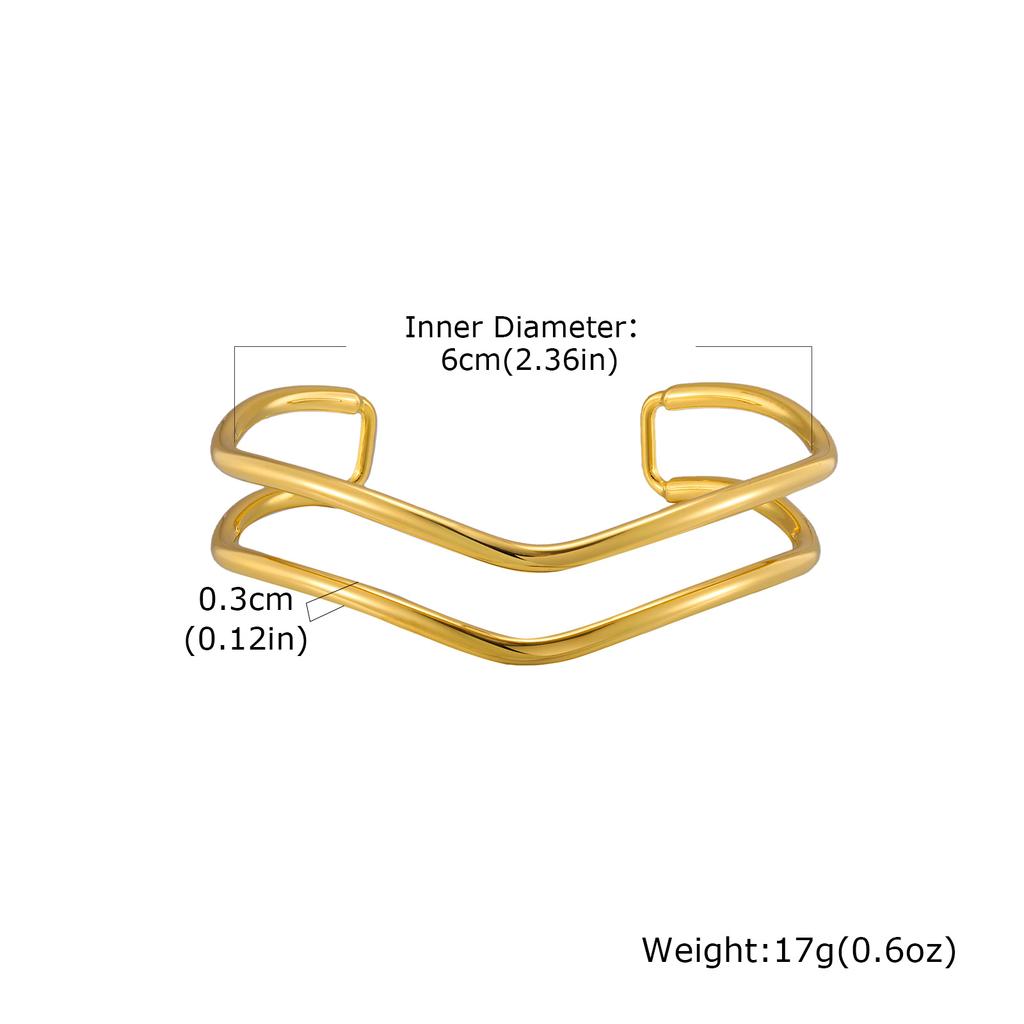 Open Stackable Bracelet Bangle for Women,stainless Steel Smooth Pearl Hollow Cuffs, Minimalist Waterproof Stylish Jewelry