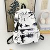 Schoolbag Japanese backpack simple large capacity national style foreign style tie-dye schoolbag fourth and sixth grade junior high school students 