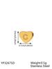 CARLIDANA Minimalist Gold Plated Stainless Steel Jewelry Initial Kids Alphabet Pendant Small Mini Heart Initial Letter Necklace
