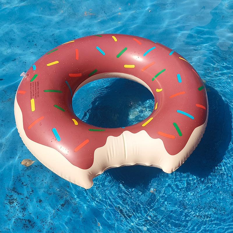Eco-friendly PVC Inflatable Swim Ring Donut for Children 60