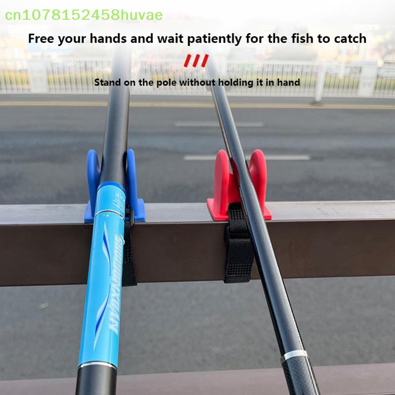 Portable U/A-Shaped Fishing Rod Support TPE Fishing Pole Rack Feeder Pod Stand Rod Holder Gear Accessories for Angling