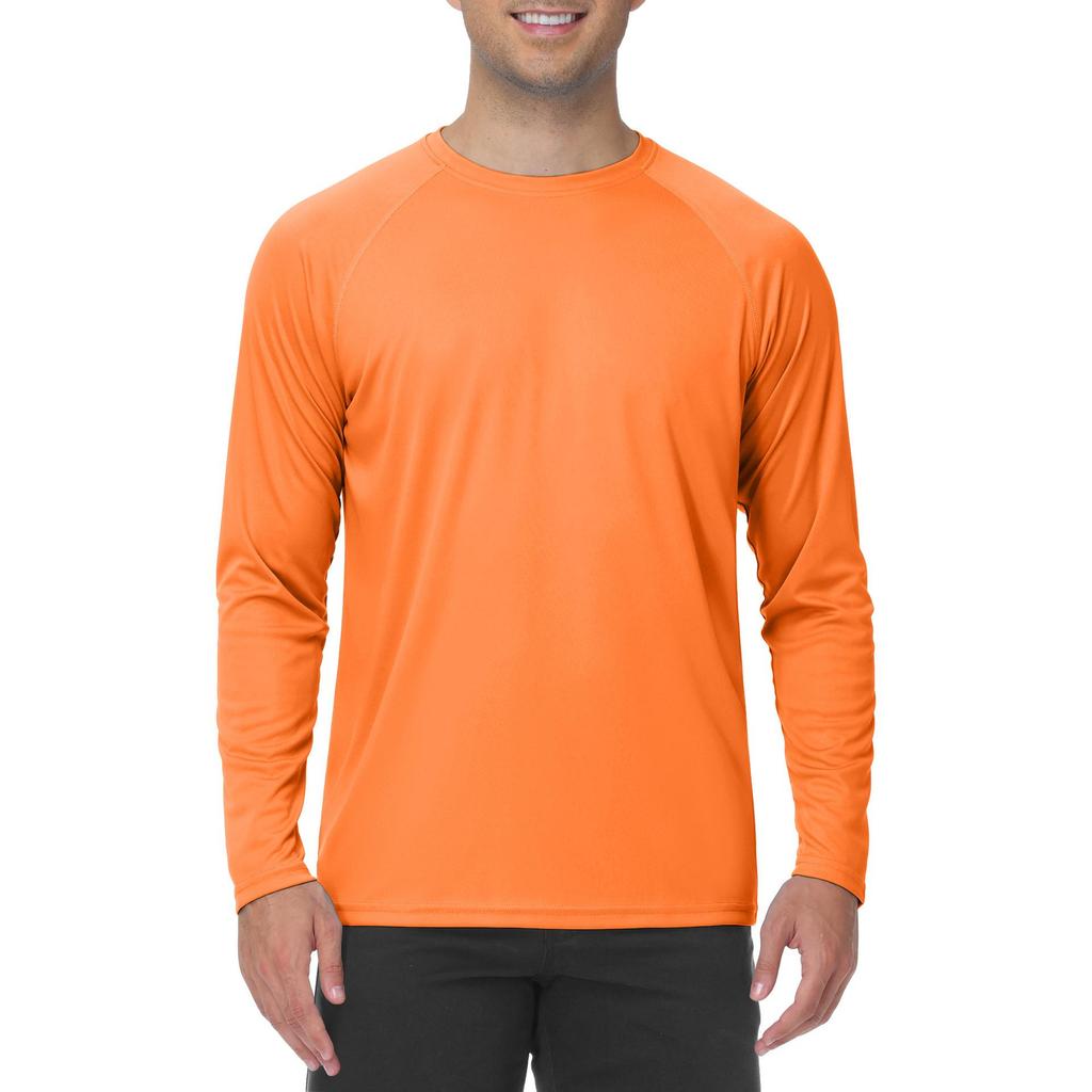 Men's Sun Protection Shirts Spring Summer UPF 50+ Long Sleeve Quick Dry Men Shirts Breathable Hiking Fish Performance Tops UV-Proof