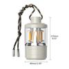 Desktop Camping Tent Lights Waterproof Hanging Camping Lanterns Flashlight Atmospheres Light Rechargeable For Outdoor