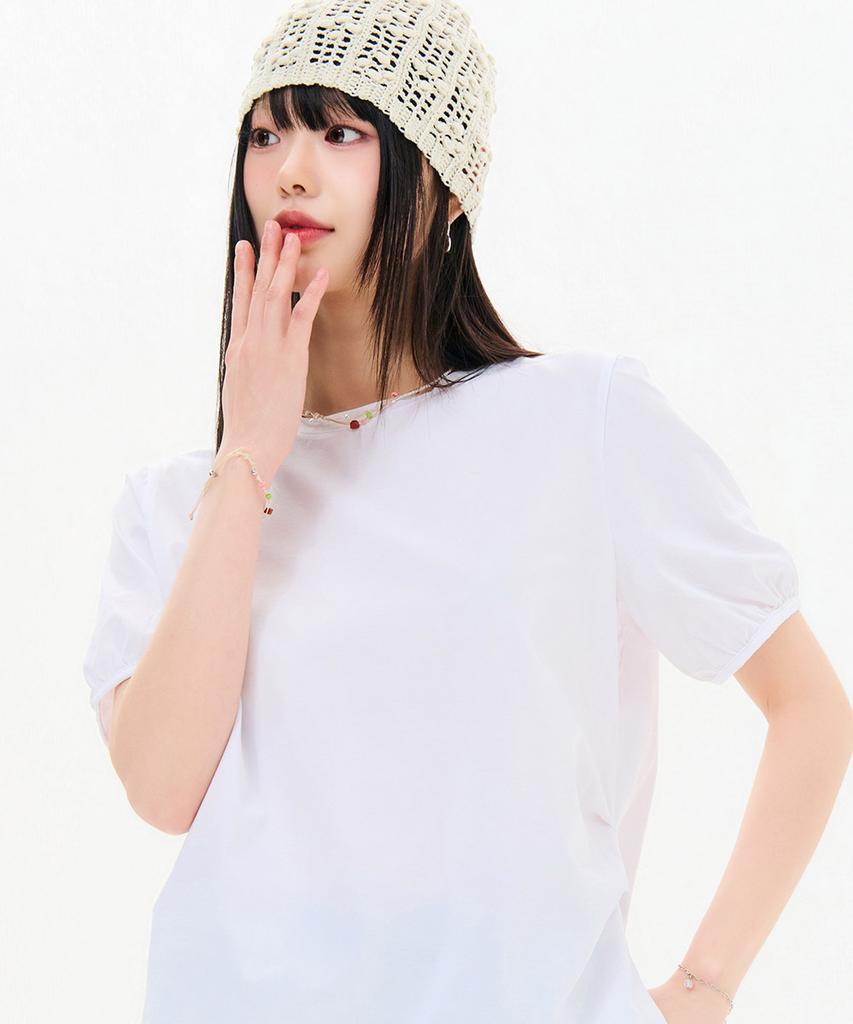 CHASECULT Women'S Cool Volume Sleeve Short Sleeve T-Shirt-Fczg5854D01