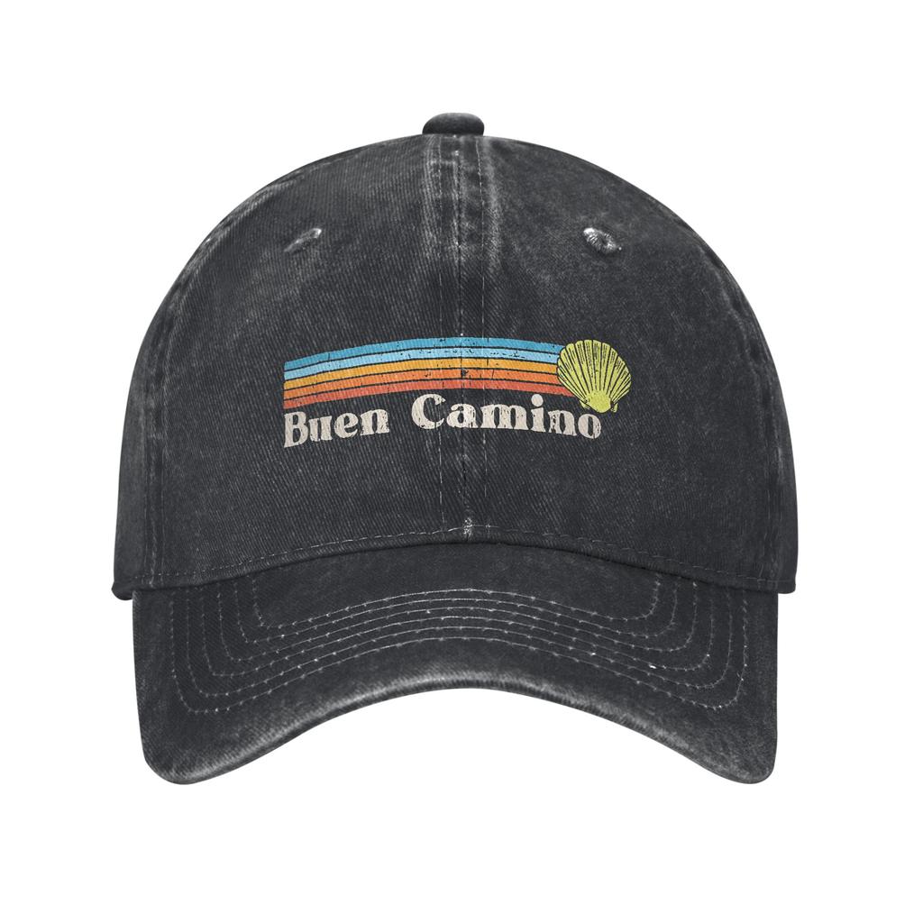 Unisex Camino De Santiago Cap Merch Baseball Cap Retro Trucker Hats Adjustable