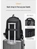 High-End Unisex Casual Backpack: Trendy, Waterproof, Commuter-Ready, Laptop-Friendly for Travel