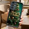 Phone Case: 2D Flat Samsung Galaxy A34 A35 M05 M06 S20 S22 S21 FE Plus 5G Layered Protective Case, Christmas Tree Close-Up, Christmas and Halloween Gi