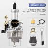 PZ27 Carburetor Fits For 4-Stroke CG 125Cc 150Cc 200Cc 250Cc ATV Go Kart Dirt Bike,Compatible With Taotao Sunl Buyang Coolsport Lifan Kazuma 27Mm
