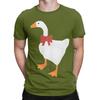 untitled goose game white Graphic 100 Cotton TShirt Untitled Goose Game Tops Tees For Unisex