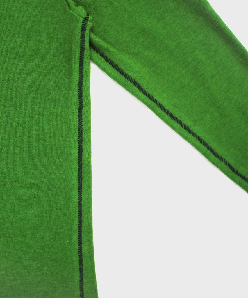 DENSITY Stitch Turtleneck Tee_Forest Green