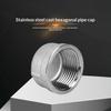Internal Thread Pipe Cap Plug Wear Resistant 304 Stainless Steel Inner Wire Pipe Fitting for Agricultural Irrigation Pipes