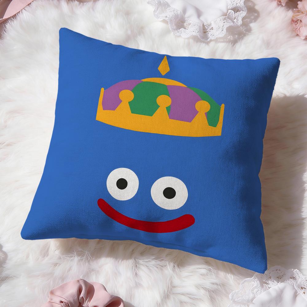 Dragon Quest Rocket Slime Cushion Cover Premium Comfort Reversible Pillow Cove -Two In One Design for Any Room & Car Interior