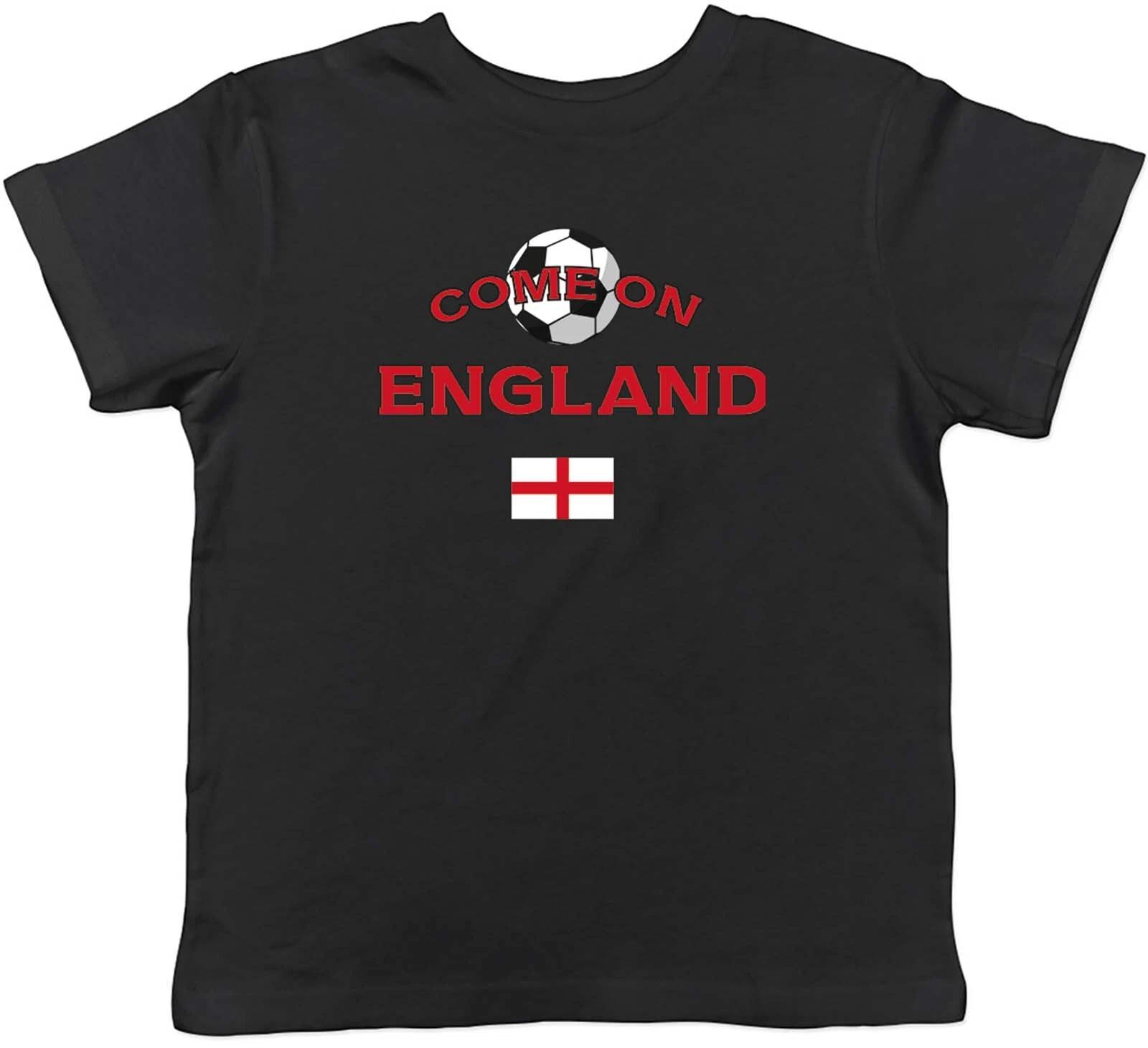Kids T Shirt England Football Come On Sports Childrens Boys Girls Gift 130