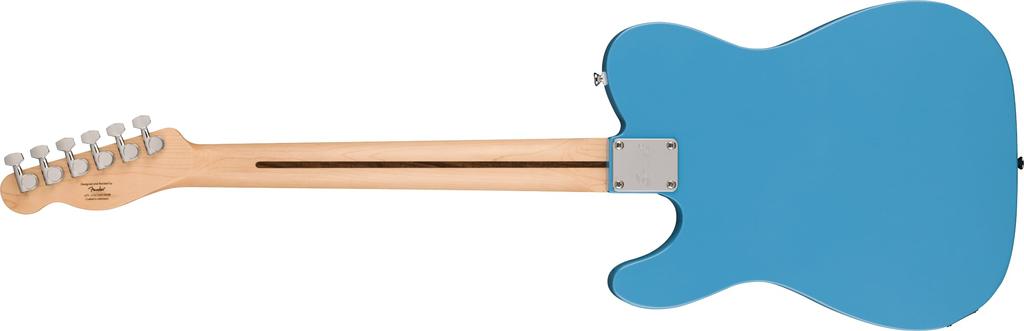 Fender Squier by Fender Squier Electric Guitar Squier Laurel White California Blue with Soft Case Sonic™ Telecaster®, Fingerboard, Pickguard,