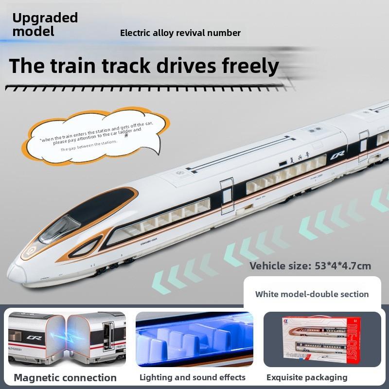 Legierung Hochgeschwindigkeits-Eisenbahnmodellzug mit Licht und Ton für Kinder