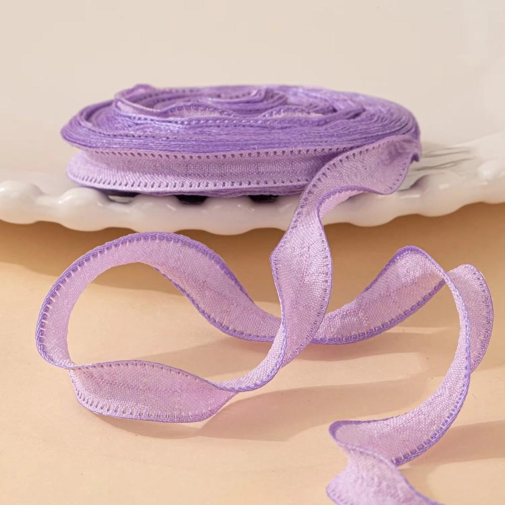 1Roll DIY Craft Gift Box Wrapping Ribbons 1CM Flower Envelopes Ribbons New Wrinkle Ribbons