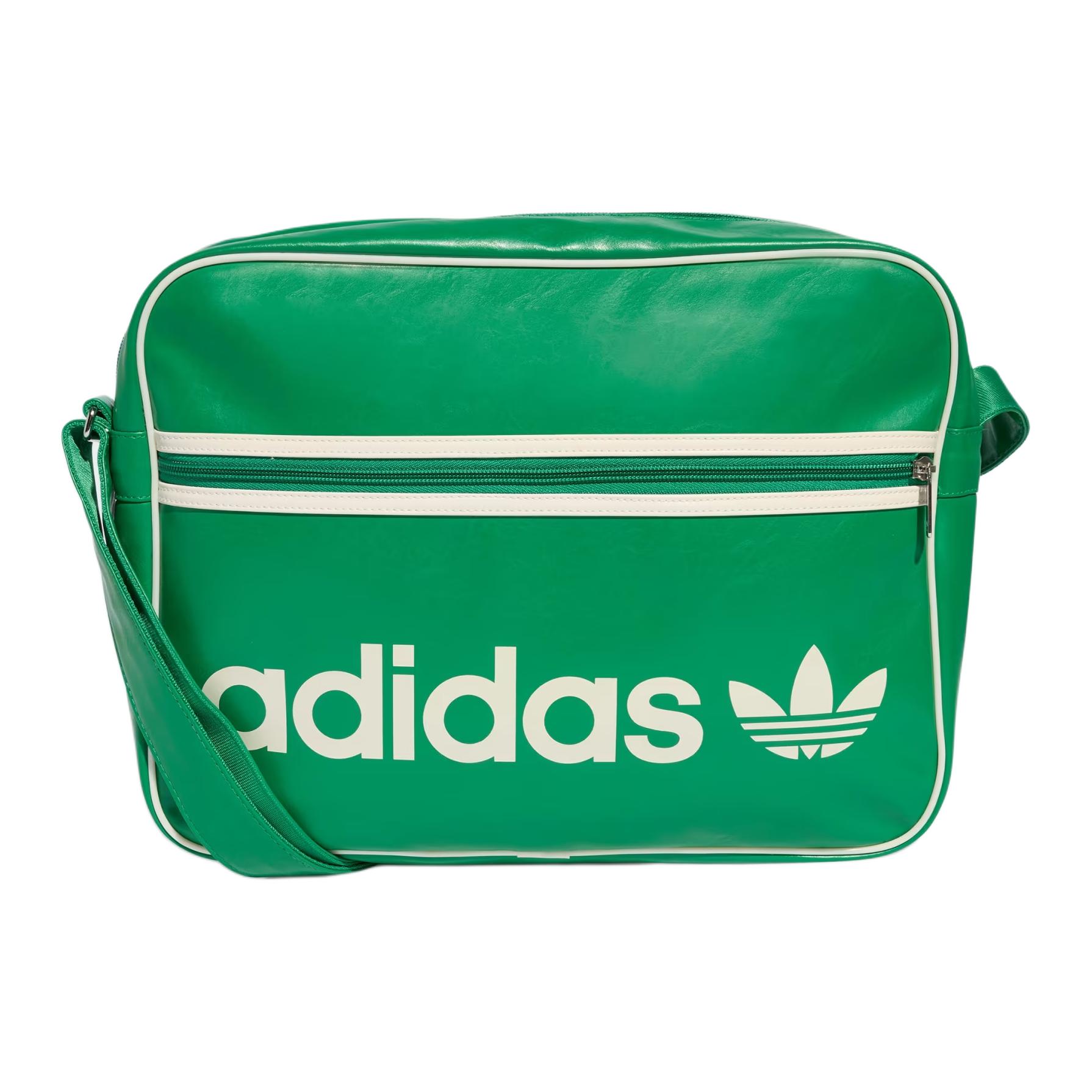 

New Adidas Originals Polyurethane Crossbody Bags Unisex Green JW0924 39.1*9.9*30.0CM