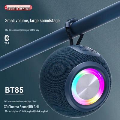 Newmine BT85 Wireless Portable Bluetooth Speaker CN Plug (adapter Included)