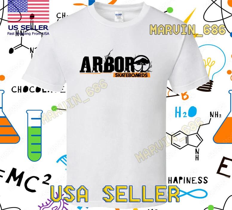 NEW SHIRT ARBOR SKATEBOARDS SKATE RACING LOGO T-Shirt FUNNY SIZE S-5XL 2XL