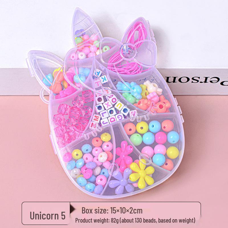 

Handmade Beaded Toys: DIY Girls Jewelry Kit with Creative Puzzle Bracelets and Necklaces