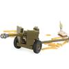Non-Toxic Ww2 Soviet Military Weapons Building Blocks Army Soldier Figure Anti-Tank Gun Cannon Shell Parts Bricks Toys For Kids