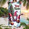 Soft Beach TowelChristmas Custom Name Print Towel For Bathroom Beach Indoor Decor Holiday Gift