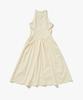 PLAC WOMEN Shirred Sleeveless Long Dress Yellow