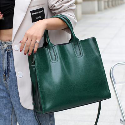 Prawdziwe skórzane duże torebki damskie Trend Designer Commuter Satchel Shopper Torby na ramię damskie