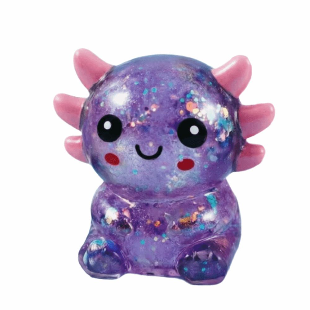 Fun Squeeze Salamander Squishy Toys Elasticity Stretchy Axolotl Squeeze Toy Fidget