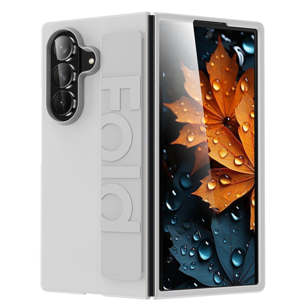 Luxury Silicone Wristband Ultra Thin Phone Case for Samsung Z Fold 7 6 5 4 3 Wrist Strap Bracket Shockproof Matte Back Cover