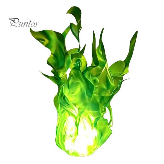 Glowing Flame Effect Toy Floating Fireball Prop, LED Halloween Handheld Prop for Cosplay, Realistic Burning Battery Powered Stage Light Party