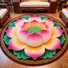 Chinese Lotus Carpet Home Mat Temple Kneeling Worship Lotus Living Room Meditation Mat Living Room