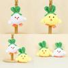 Fluffy Yellow Plush Chicken Keychain Lovable Cartoon Stuffed Animal Toy