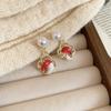 Bowknot New Year Horse Earrings Chinese Style Cartoon Horse Red Pony Earrings Fashion Jewelry Elegant Horse Mascot Drop Earrings