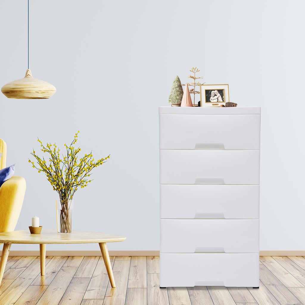 43.5x29x80cm Plastic Drawers Dresser Storage Cabinet Suitable for Bedrooms, Living Rooms, Studies,Beauty Stores