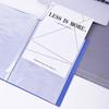 Deli A4 Multi-Layer Transparent Document Folder