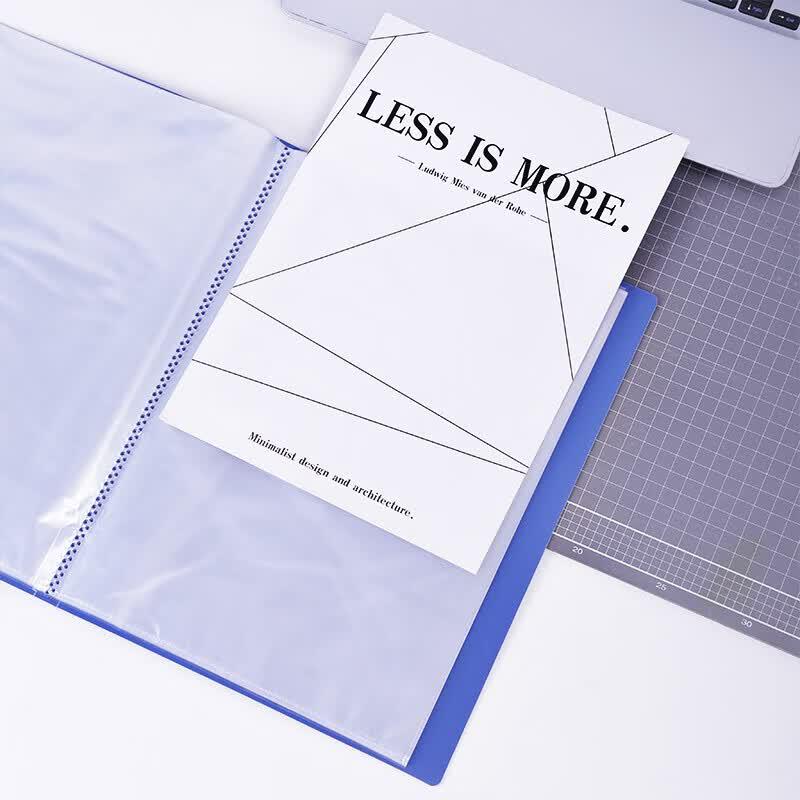 Deli A4 Multi-Layer Transparent Document Folder
