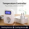 Intelligent WiFi Outlet With Temperature Controls & Timer Function Heavy Duty 15A 2500W for Aquariums Reptiles Tank Heaters Fan