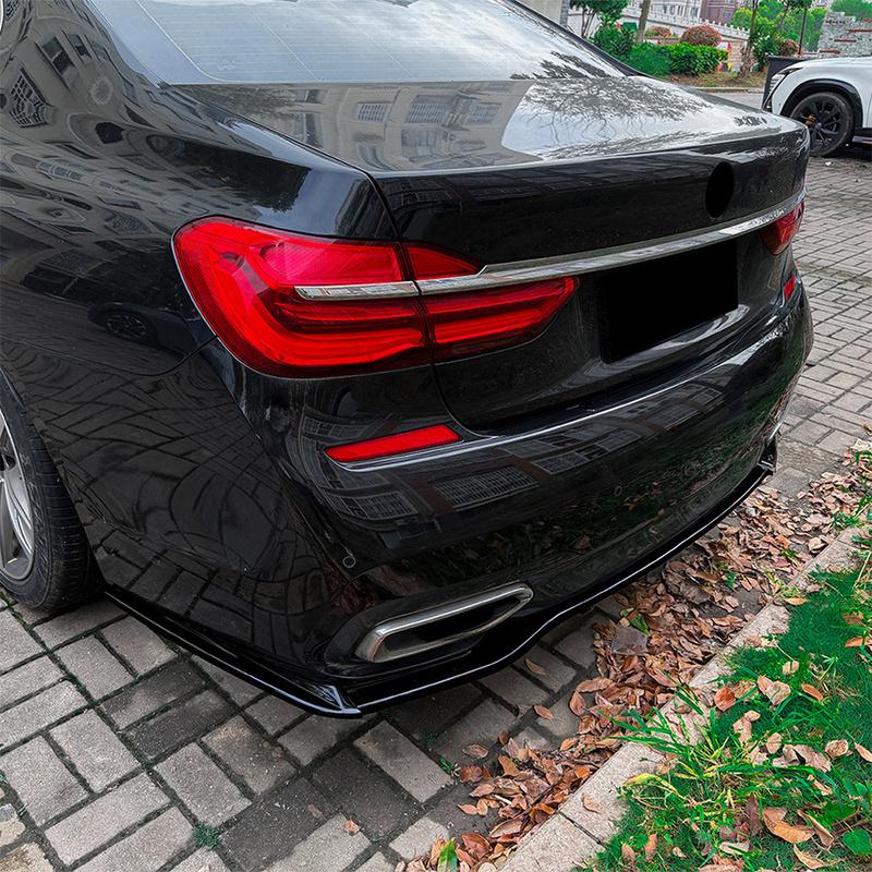 For 2015-2018 BMW G11 G12 M Sport Rear Bumper Diffuser Lip Spoiler Splitters Cover Guard Apron Protector Kit Accessories