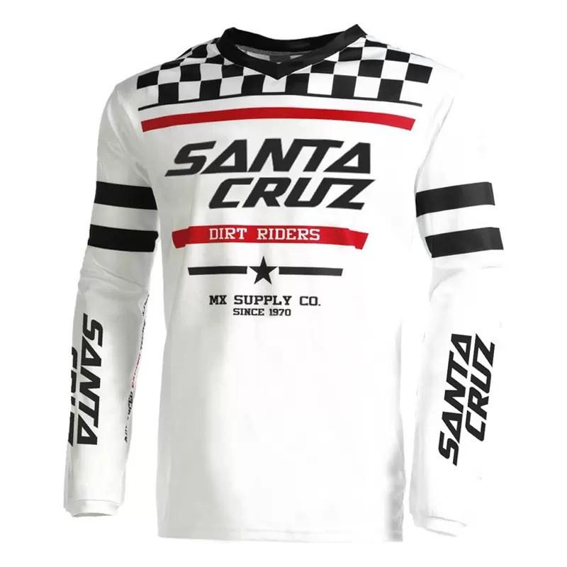 Maillot de Ciclismo de Manga Larga de Secado Rápido para Hombre Transpirable para Bicicleta de Montaña, Carretera, Todoterreno, Camiseta de Competición, Ropa Deportiva para Exteriores