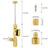 Multifuntional Tool Set Core Removal Tool Valves Core Remover Brass Texture for Repairing Household Cooling Systems
