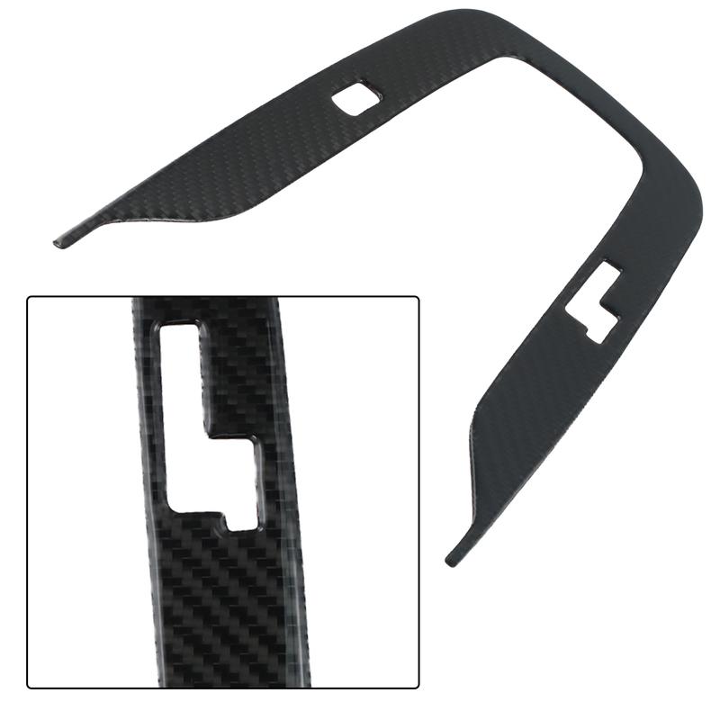 Protect your Car in Style with Carbon Fiber Gear Shift Frame Cover Stickers Set For Toyota For Corolla