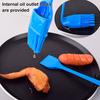 6Pcs Silicone Oil Brush Set Heat Resistant Basting Brushes for Cooking Baking Grilling BPA-Free Oil Applicator Pastry Brush for Sauce Marinade