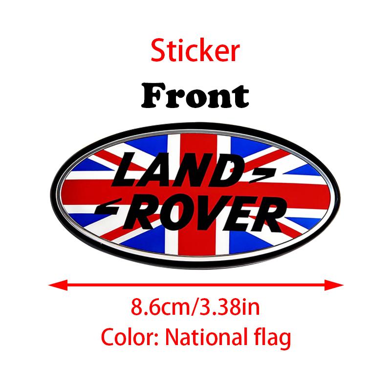 86mm 104mm Car Front Grille Logo For Land Rover Discovery Range Rover Evpque Defender 4 Velar Freelander Trunk Badge Accessories pzcr2