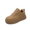 2025 Winter Plush White Shoes New Korean Edition Ins Female Students Thick Bottom Sports Board Shoes Casual Shoes